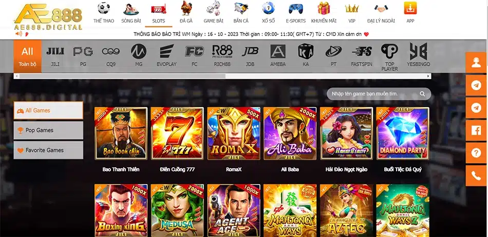 những tiêu chí để đánh giá game nổ hũ tại ae888