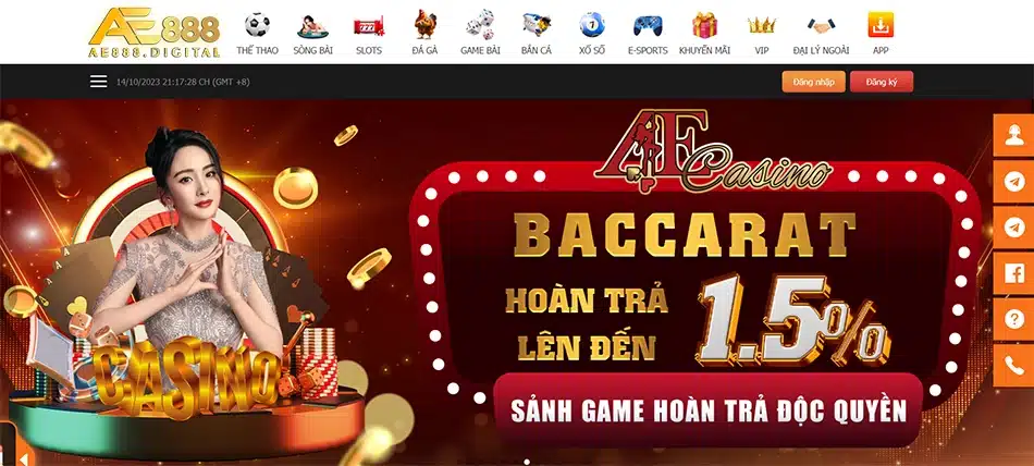 ưu đãi khuyến mãi hoàn trả tại ae888