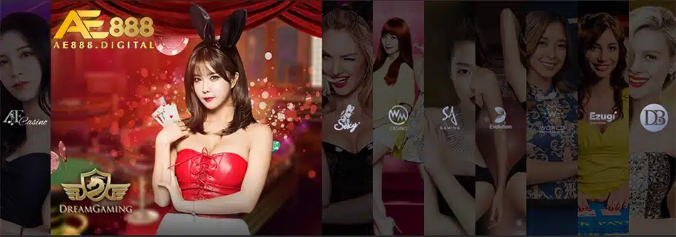 thiết kế Giao diện đẹp mắt - Live Casino AE888 - Trải nghiệm đỉnh cao!