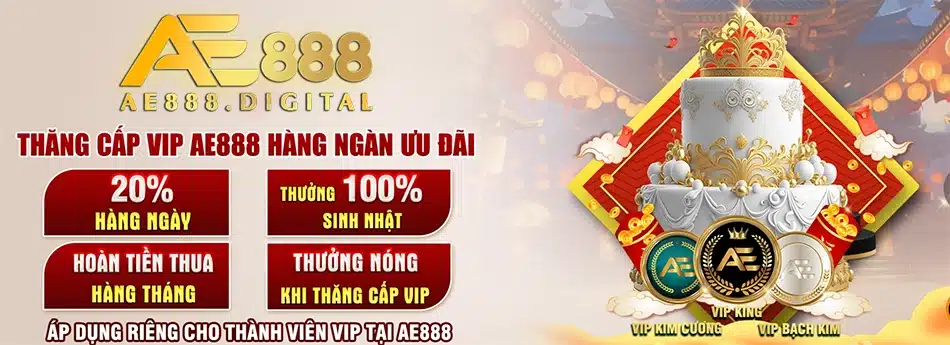 ưu đãi Khuyến mãi AE888 hoàn trả không giới hạn cho mọi trò chơi
