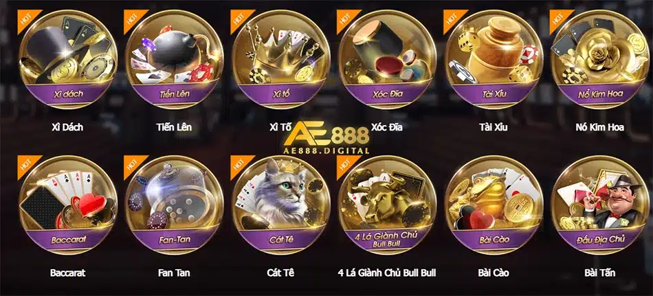 trải nghiệm Tiến Lên Miền Nam, Phỏm, Poker, Blackjack - Kho Tàng Game Bài Đa Dạng tại ae888