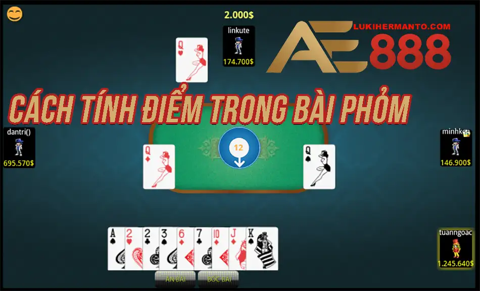 Cách tính điểm trong bài Phỏm